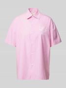 ANOTHER COTTON LAB Hemdbluse mit Knopfleiste in Pink, Größe XS
