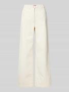 MAX&Co. Wide Leg Jeans im 5-Pocket-Design Modell 'PARURE' in Ecru, Grö...