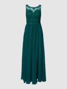 Laona Abendkleid mit floralem Spitzenbesatz in Gruen, Größe 36