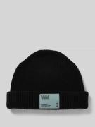 Wood Wood Regular Fit Mütze aus Woll-Mix mit Logo-Patch Modell 'Milo' ...