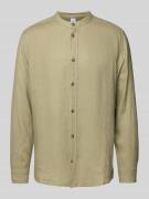 Mazine Freizeithemd mit Maokragen in Hellgruen, Größe XL