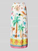 Emily Van den Bergh Maxirock mit elastischem Bund in Weiss, Größe 42