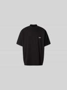 RHUDE Oversized T-Shirt mit Label-Print in Black, Größe M