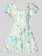 Forever New Ausgestelltes Cocktailkleid aus Lyocell-Mix mit Leinen-Ant...