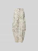 ROTATE Loose Fit Jeans aus Bio-Baumwolle in Ecru, Größe 38