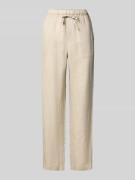 ECOALF Regular Fit Leinenhose mit Tunnelzug Modell 'INDIALF' in Beige,...