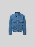 WON HUNDRED Jeansjacke mit Knopfleiste in Blau, Größe 52