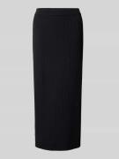 Staud Midirock mit Strukturmuster Modell 'LYLE' in Black, Größe XS