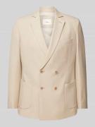 s.Oliver BLACK LABEL Regular Fit 2-Knopf-Sakko mit Leinen-Anteil in Be...