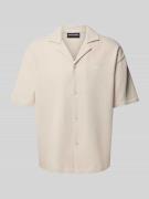 Pegador Relaxed Fit Freizeithemd mit Plisseefalten Modell 'TROY' in Of...