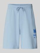 Hugo Blue Sweatshorts mit elastischem Bund Modell 'Nesisho' in Rauchbl...