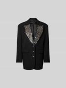 Rabanne Blazer mit Pattentaschen in Black, Größe M/L