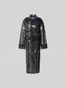 Stand Studio Mantel mit Eingrifftaschen in Black, Größe 38