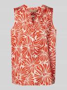 Smith and Soul Blusentop mit V-Ausschnitt in Rot, Größe L