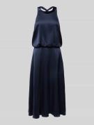 V by Vera Mont Cocktailkleid mit Neckholder in Dunkelblau, Größe 42
