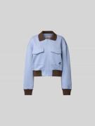 BAUM & PFERDGARTEN Jacke mit Pattentaschen in Hellblau, Größe L