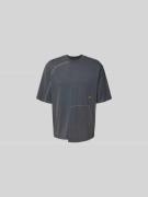 A-COLD-WALL T-Shirt in asymmetrischem Design in Jeansblau, Größe XL