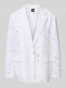 BOSS Blazer mit Spitzenbesatz Modell 'Jonara' in Weiss, Größe 36