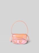 Diesel Shoulder Bag mit Label-Applikation in Apricot, Größe 1