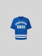 Dsquared2 T-Shirt mit Label-Print in Royal, Größe L