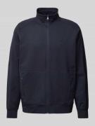 Joy Sweatjacke mit Stehkragen Modell 'RAMON' in Dunkelblau, Größe 56