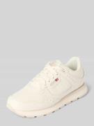 K-SWISS Ledersneaker mit Label-Stitching Modell 'Vista Runner' in Offw...
