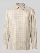 Les Deux Regular Fit Freizeithemd mit Kentkragen Modell 'John' in Sand...