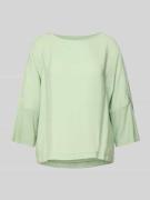 OPUS Relaxed Fit Blusenshirt mit 3/4-Arm Modell 'Sumana' in Hellgruen,...