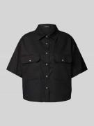 OPUS Relaxed Fit Bluse aus Baumwoll-Mix mit Leinen-Anteil Modell 'Frin...