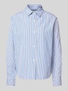 0039 Italy Regular Fit Hemdbluse aus reiner Baumwolle Modell 'Elsa' in...