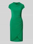 Adrianna Papell Cocktailkleid mit seitlicher Raffung in Gruen, Größe 4...