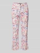 Gardeur Flared Cut Hose in verkürzter Passform in Pink, Größe 38K