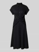 Lauren Ralph Lauren Hemdblusenkleid mit Knotendetail Modell 'CIAN' in ...