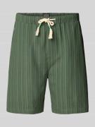 Scotch & Soda Regular Fit Sweatshorts mit elastischem Bund in Oliv, Gr...