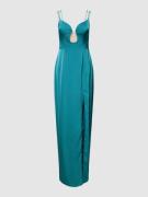 Vera Wang Bride Abendkleid mit Gehschlitz in unifarbenem Design in Sma...