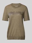 Zadig & Voltaire Kaschmirstrickshirt mit Strasssteinbesatz Modell 'IDA...