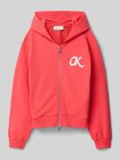 Calvin Klein Jeans Sweatjacke mit Label-Stitching Modell 'TERRY' in Fu...