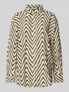 Tom Tailor Oversize Hemdbluse aus Leinen-Viskose-Mix in Beige, Größe 4...