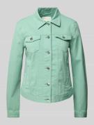 Tom Tailor Regular Fit Jeansjacke aus Baumwoll-Mix in Mint, Größe XS
