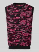 SANTA CRUZ Pullunder mit Label-Detail in Black, Größe L