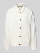 Lanius Jeansjacke mit Knopfleiste in Weiss, Größe 34