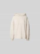 Juvia Oversized Hoodie mit Kapuze in Beige, Größe M