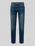 PAUL SMITH Tapered Fit Jeans im Used-Look in Jeansblau, Größe 33/32