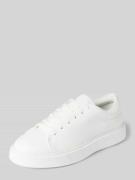 Copenhagen Sneaker aus echtem Leder mit Logo-Detail in Weiss, Größe 41