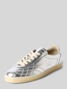 Copenhagen Sneaker aus echtem Leder mit Logo-Prägung in Silber, Größe ...