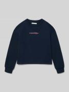 Tommy Hilfiger Teens Regular Fit Sweatshirt aus Baumwoll-Mix in Marine...
