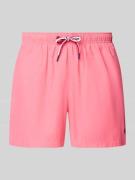 MCNEAL Badehose mit elastischem Bund und Tunnelzug in Rosa, Größe L