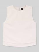 BOSS Blusentop mit offenem Rücken in Rose, Größe 32