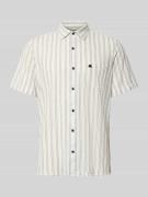 Lerros Slim Fit Freizeithemd mit Kentkragen in Offwhite, Größe L