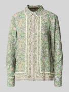 MOS MOSH Regular Fit Bluse aus Viskose Modell 'Kana' in Gruen, Größe L